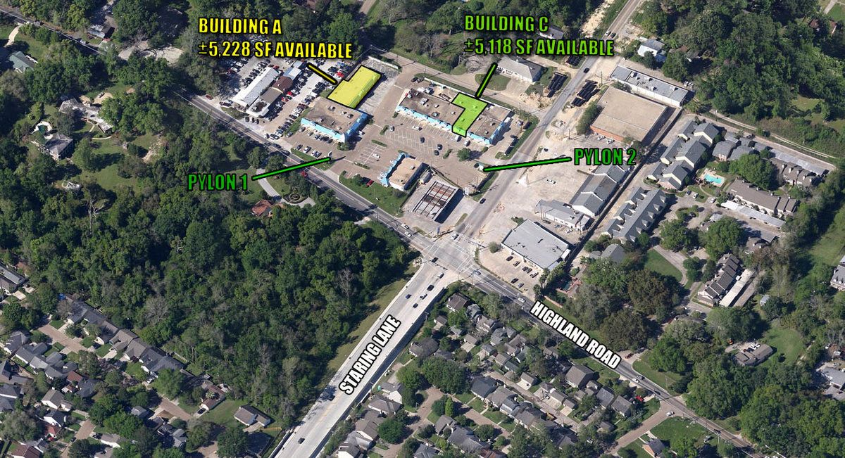 Retail Suite at Corner of Highland Rd / Staring Ln: 8827 Highland Rd, Baton Rouge, LA 70808